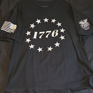 Black 1776 Graphic T-Shirt